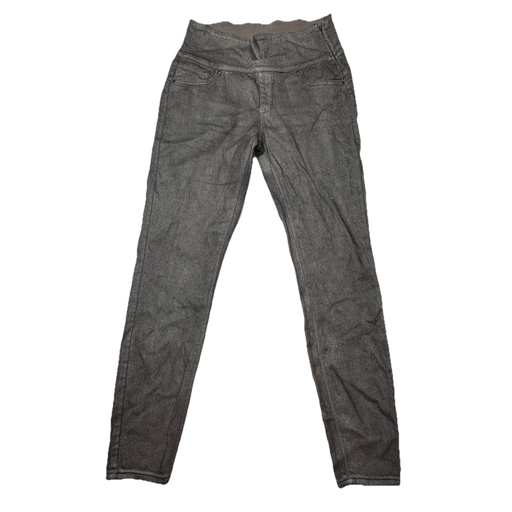 SPANX by Sara Blakely Solace Shaping Skinny Pants Gray High Rise Stretch Medium